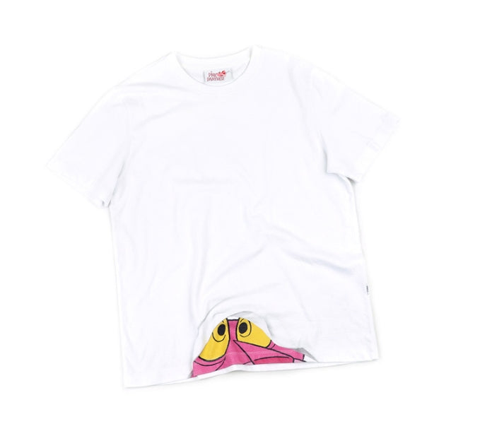 ステレオバイナルズ(Stereo Vinyls) [SS19 Pink Panther] Peep T-Shirts(White)