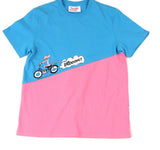 ステレオバイナルズ(Stereo Vinyls) [SS19 Pink Panther] PP Run T-Shirts(Blue)
