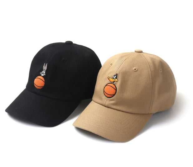 ステレオバイナルズ(Stereo Vinyls) [SS19 Looney Tunes] Basketball Logo Cap (Beige)