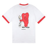 ステレオバイナルズ(Stereo Vinyls) [SS19 Looney Tunes] Gossamer T-Shirts (White)