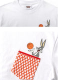 ステレオバイナルズ(Stereo Vinyls) [SS19 Looney Tunes] Net Pocket T-Shirts(White)