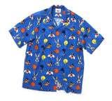 ステレオバイナルズ(Stereo Vinyls) [SS19 Looney Tunes] LT Pattern Shirts (Blue)