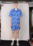 ステレオバイナルズ(Stereo Vinyls) [SS19 Looney Tunes] LT Pattern Shirts (Blue)