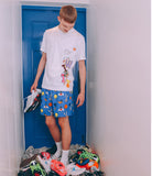 ステレオバイナルズ(Stereo Vinyls) [SS19 Looney Tunes] LT Pattern Short Pants (Blue)