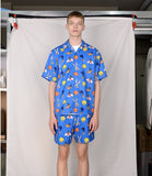 ステレオバイナルズ(Stereo Vinyls) [SS19 Looney Tunes] LT Pattern Short Pants (Blue)