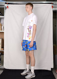 ステレオバイナルズ(Stereo Vinyls) [SS19 Looney Tunes] LT Pattern Short Pants (Blue)