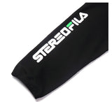 ステレオバイナルズ(Stereo Vinyls) [SS19 STEREO X FILA] Logo Sweatpants(Black)