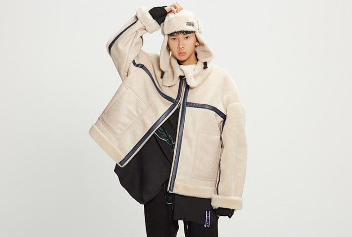 ロマンティッククラウン(ROMANTIC CROWN) Aviator Mouton Jacket