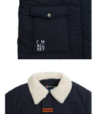 ロマンティッククラウン(ROMANTIC CROWN) Chest Pocket Sherpa Jacket_Navy