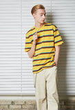 セイントペイン(SAINTPAIN) SP 19SS STRIPE TEE-YELLOW