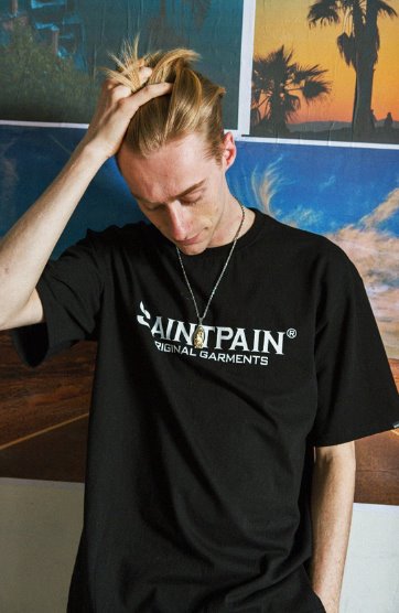セイントペイン(SAINTPAIN) SP OG LOGO TEE SS-BLACK