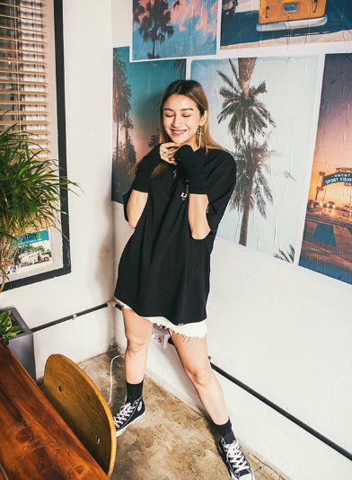 セイントペイン(SAINTPAIN) SP ALEXIA TEE SS-BLACK