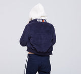 ロマンティッククラウン(ROMANTIC CROWN) Yeti Short Jacket_Navy