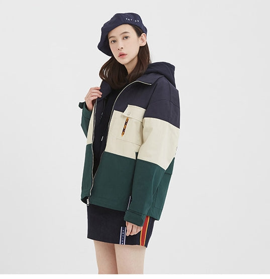 ロマンティッククラウン(ROMANTIC CROWN) Easy Day Vibe Combination Jacket_Green