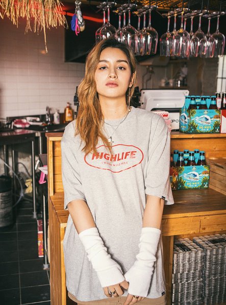 セイントペイン(SAINTPAIN) SP HIGH LIFE TEE SS-GRAY