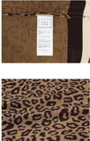 ロマンティッククラウン(ROMANTIC CROWN) Leopard Knit Cardigan_Brown
