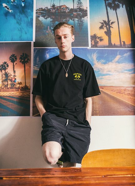 セイントペイン(SAINTPAIN) SP ISLAND TEE SS-BLACK