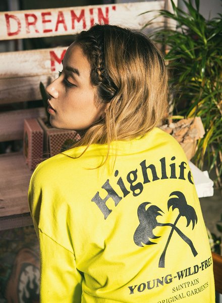 セイントペイン(SAINTPAIN) SP ISLAND TEE SS-NEON