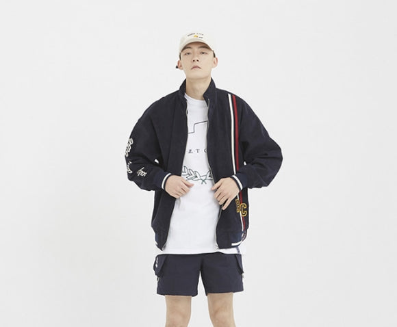 ロマンティッククラウン(ROMANTIC CROWN) RC Corduroy Jacket_Navy