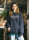 セイントペイン(SAINTPAIN) SP HIGH LIFE CREWNECK LS-NAVY