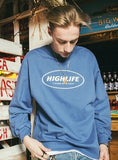 セイントペイン(SAINTPAIN) SP HIGH LIFE CREWNECK LS-NAVY