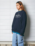 セイントペイン(SAINTPAIN) SP HIGH LIFE CREWNECK LS-NAVY