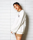 セイントペイン(SAINTPAIN) SP BENEDICT CREWNECK LS-WHITE