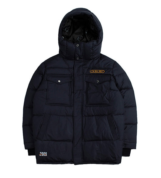 ロマンティッククラウン(ROMANTIC CROWN) ALL SET Goose Down Parka_Navy