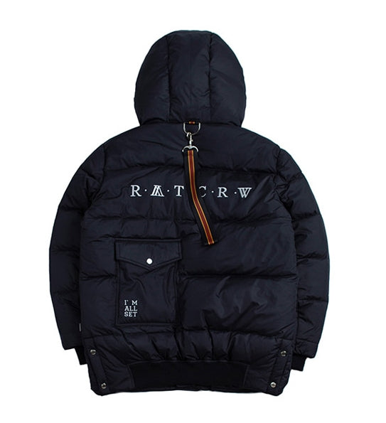 ロマンティッククラウン(ROMANTIC CROWN) ALL SET Goose Down Parka_Navy