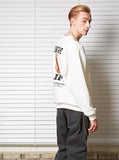 セイントペイン(SAINTPAIN) SP ALEXIA CREWNECK LS-WHITE