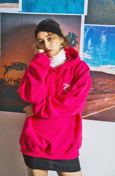 セイントペイン(SAINTPAIN) SP YWF HOOD LS-PINK