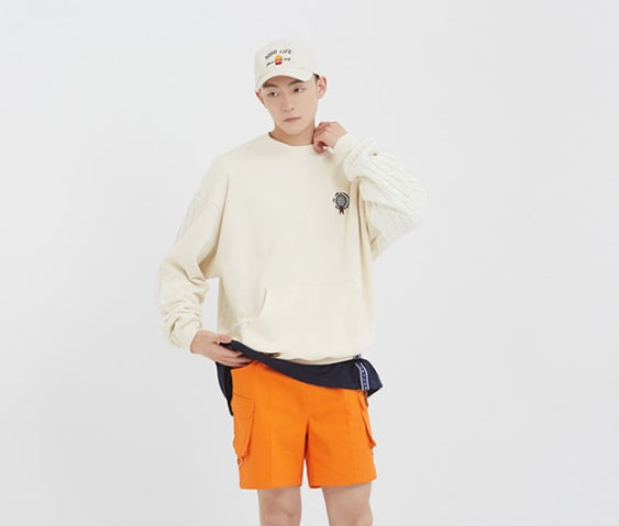 ロマンティッククラウン(ROMANTIC CROWN) E.D.V Sweat Knit Crewneck_Oatmeal