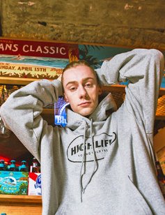 セイントペイン(SAINTPAIN) SP HIGH LIFE HOOD LS-GRAY