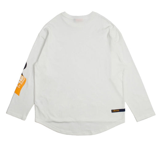 ロマンティッククラウン(ROMANTIC CROWN) HEAD BY RMTC Flag Long Sleeve_White