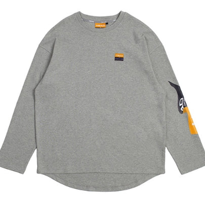 ロマンティッククラウン(ROMANTIC CROWN) HEAD BY RMTC Flag Long Sleeve_Grey