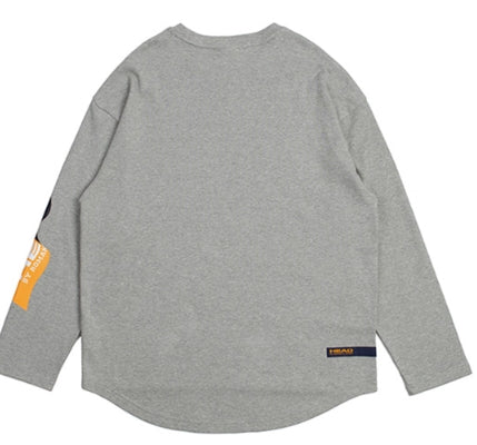 ロマンティッククラウン(ROMANTIC CROWN) HEAD BY RMTC Flag Long Sleeve_Grey