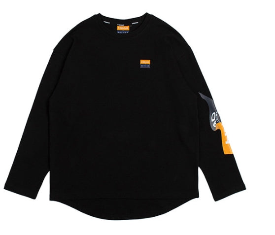 ロマンティッククラウン(ROMANTIC CROWN) HEAD BY RMTC Flag Long Sleeve_Black