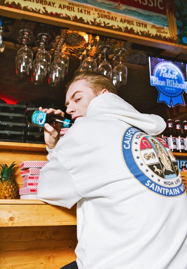 セイントペイン(SAINTPAIN) SP BENEDICT HOOD LS-WHITE