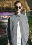 セイントペイン(SAINTPAIN) SP WEENIE CHECK SHIRT-BLACK