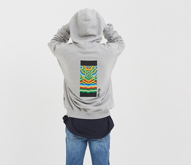 ロマンティッククラウン(ROMANTIC CROWN) Dancheong Hoodie_Grey