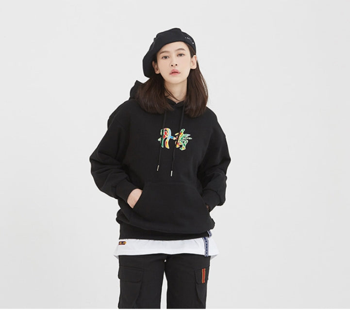 ロマンティッククラウン(ROMANTIC CROWN) Dancheong Hoodie_Black