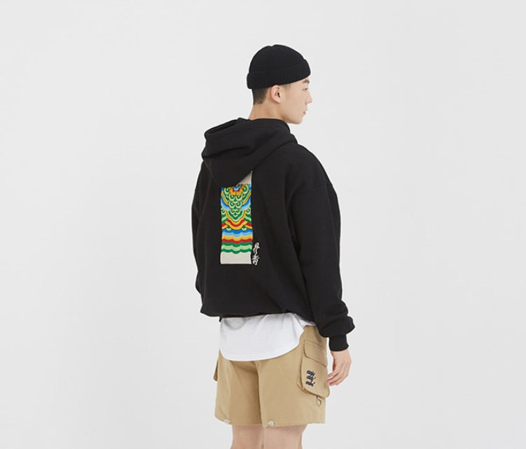 ロマンティッククラウン(ROMANTIC CROWN) Dancheong Hoodie_Black