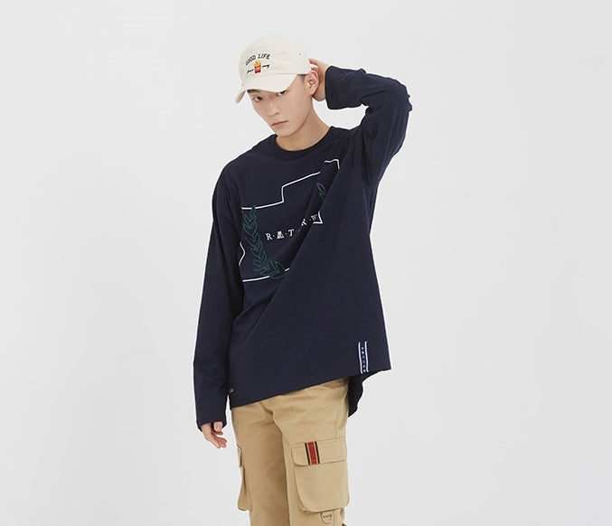 ロマンティッククラウン(ROMANTIC CROWN) RMTCRW Long Sleeve_Navy