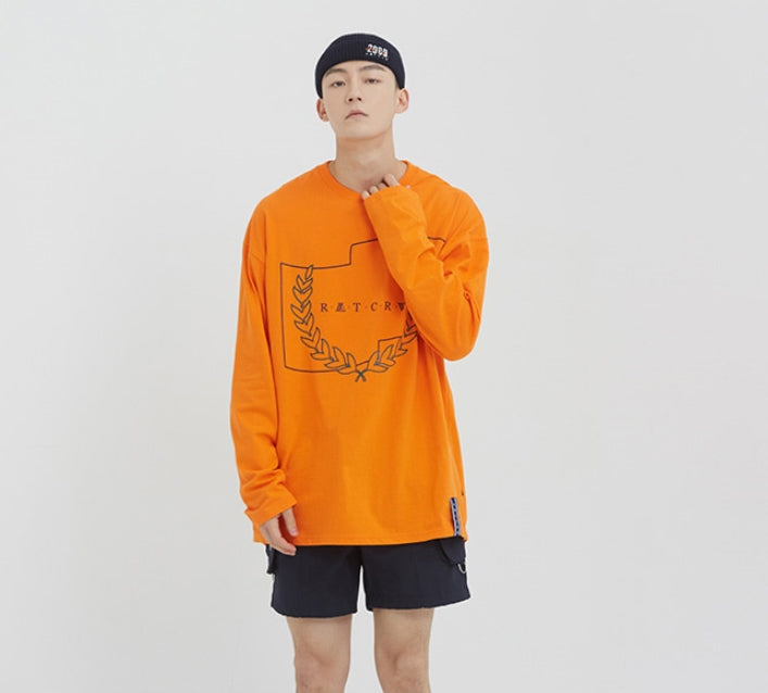 ロマンティッククラウン(ROMANTIC CROWN) RMTCRW Long Sleeve_Orange