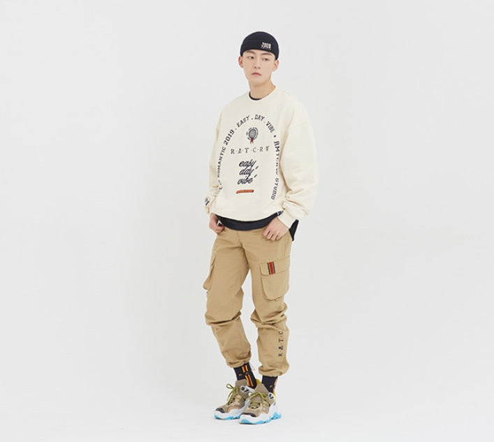 ロマンティッククラウン(ROMANTIC CROWN) RMTCRW Studio Sweat Shirt_Oatmeal