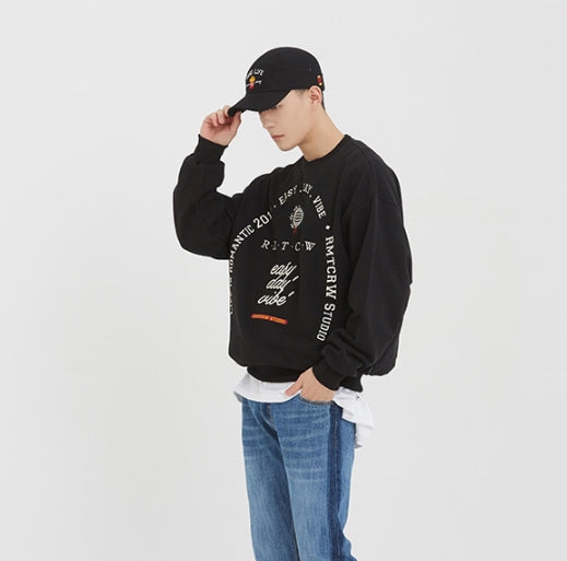 ロマンティッククラウン(ROMANTIC CROWN) RMTCRW Studio Sweat Shirt_Black