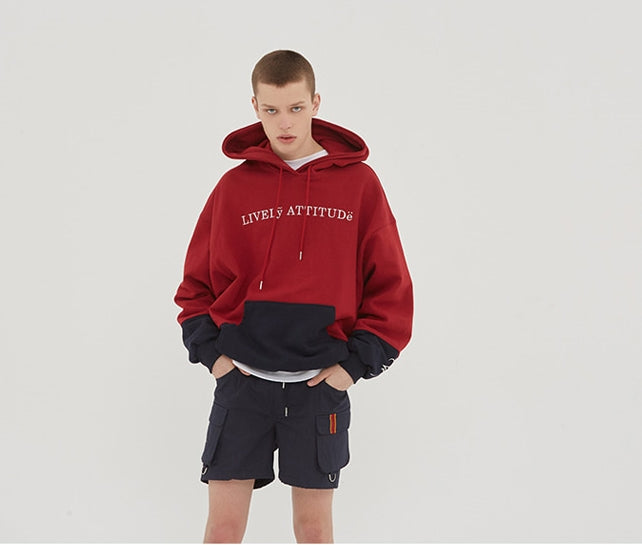 ロマンティッククラウン(ROMANTIC CROWN) 10th Lively Wide Hoodie_Burgundy