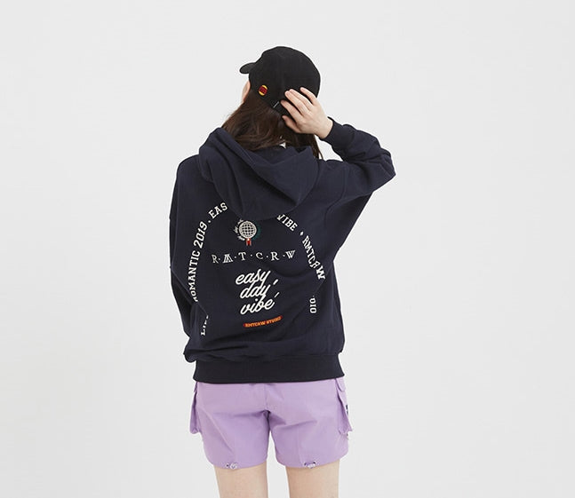ロマンティッククラウン(ROMANTIC CROWN) RMTCRW Studio Hoodie_Navy