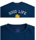 ロマンティッククラウン(ROMANTIC CROWN) 10th Good Life Sweat Shirt_Blue