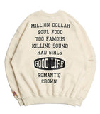 ロマンティッククラウン(ROMANTIC CROWN) 10th Good Life Sweat Shirt_Oatmeal